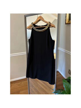 Women's Jessica Simpson Black‎ Shift Cocktail Dress Size 12